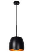 Lucide hanglamp Nolan zwart Ø24 cm 