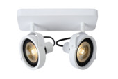 Lucide TALA LED plafondspot LED Dim to warm GU10 2200K/3000K Wit