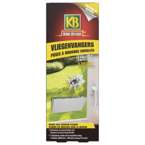 HOME DEFENSE® vliegenvangers 3 vallen met 6 navullingen