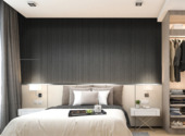 Avanti acoustic lattenwand Inox black 2,23 m2