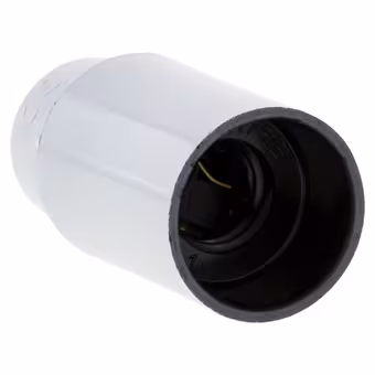 Handson lampfitting E14 glad wit