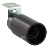 Handson lampfitting E14 haakse beugel zwart