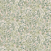 Vliesbehang Penney vintage groen (dessin 120969)