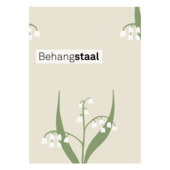 Behangstaal vliesbehang Lilly creme (dessin 120974)