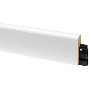CanDo muurplint koloniaal met kabelgoot wit gegrond 1,9 x 8 x 240 cm