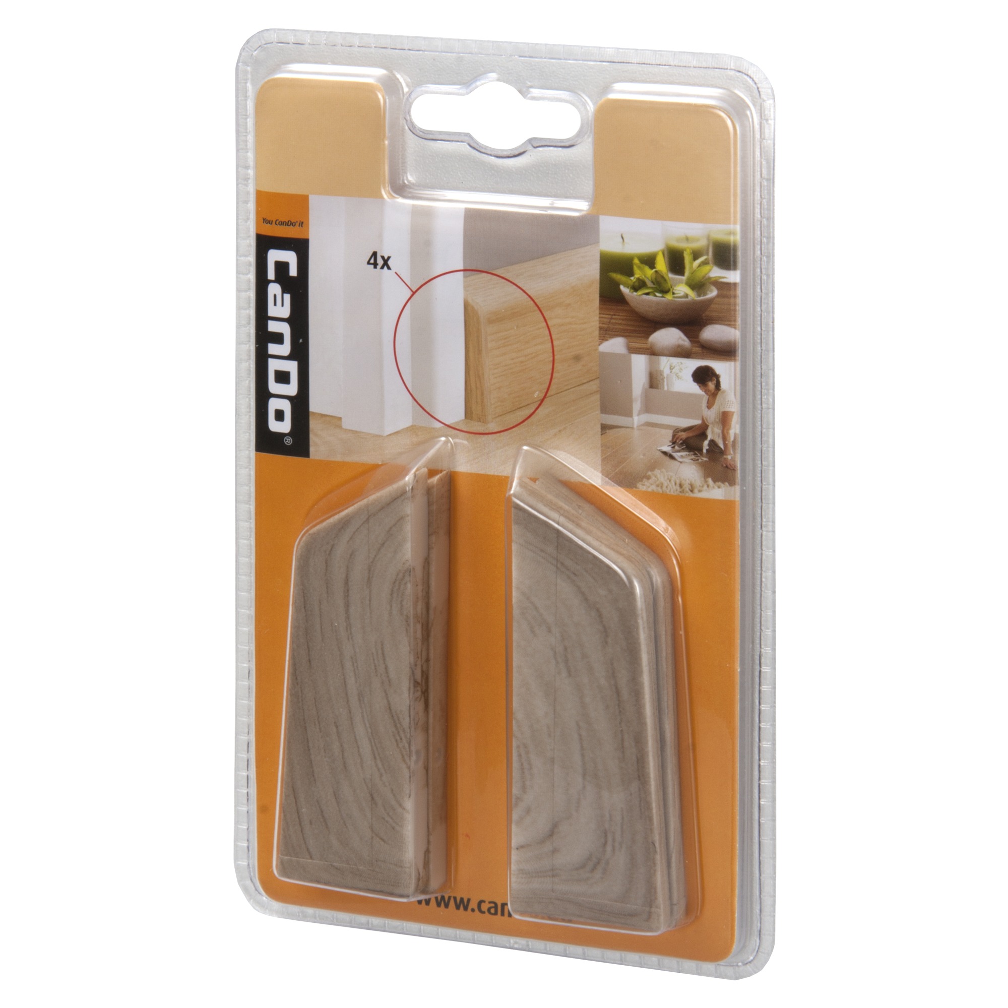 Cando Eind Koppelstuk Kl13 Bruingrijs Eiken 4 Stuks cando kopen in de aanbieding