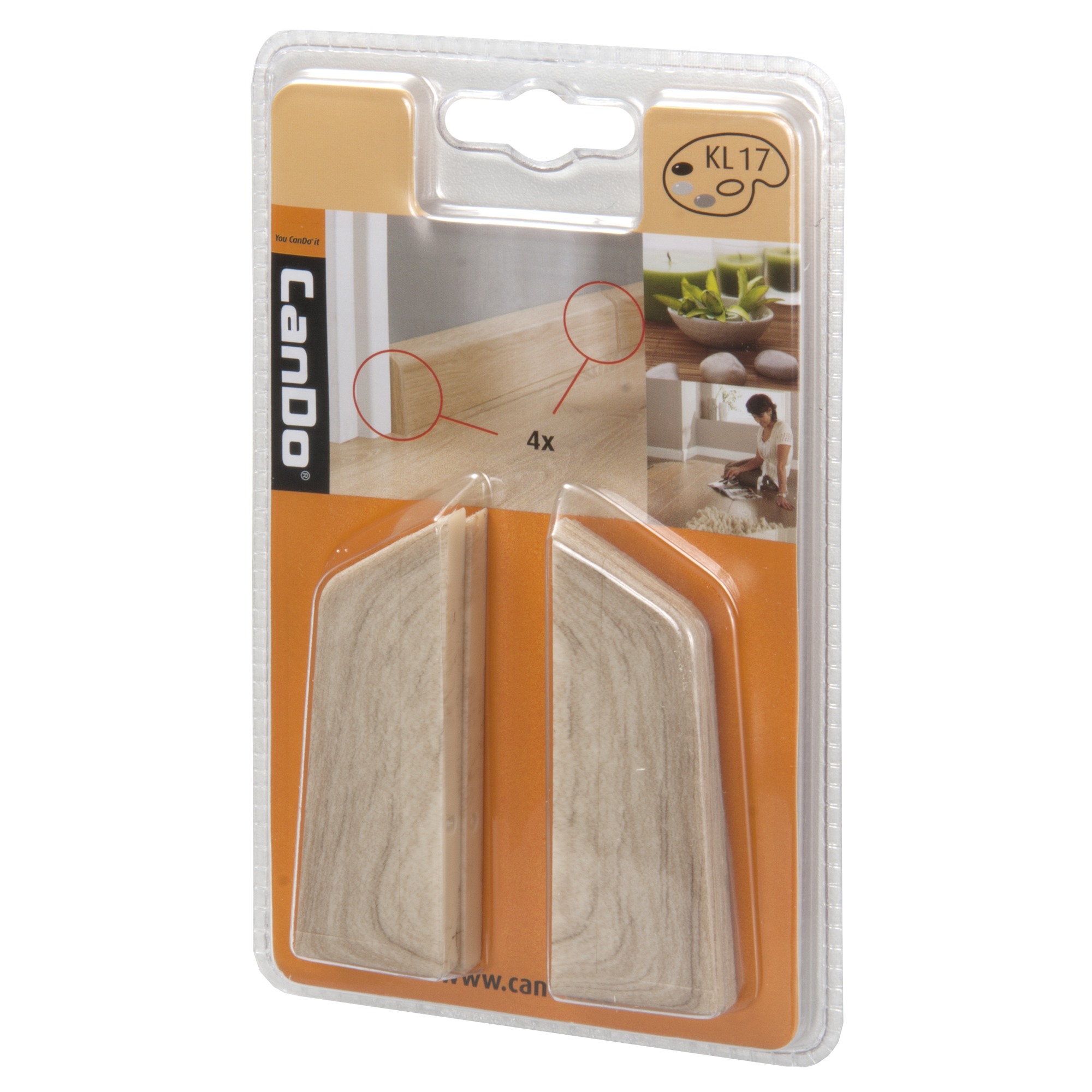 Cando Eind Koppelstuk Kl17 Hermitage Eiken 4 Stuks cando kopen in de aanbieding