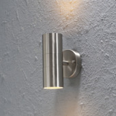 Konstsmide wandlamp Modena twin RVS