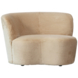 WOOOD Fauteuil Stone links vacht zand