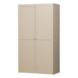 WOOOD kledingkast Silko beige 210x110x55 cm