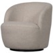 Draaifauteuil Sam boucle naturel