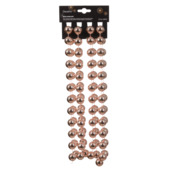 Kralenslinger kunststof rosé 70 cm