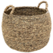 Mand waterhyacinth naturel D50H35 cm