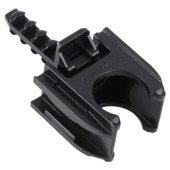 Buisclip euro 16 mm zwart 20 stuks