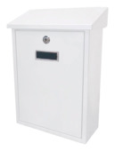 Handson brievenbus wit RVS