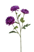 Emerald kunstbloem Mum spray purple 72 cm