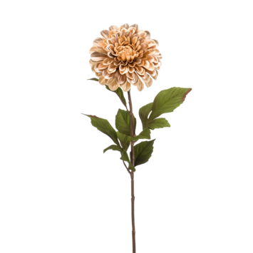 Emerald kunstbloem Dahlia spray glamour beige 57 cm