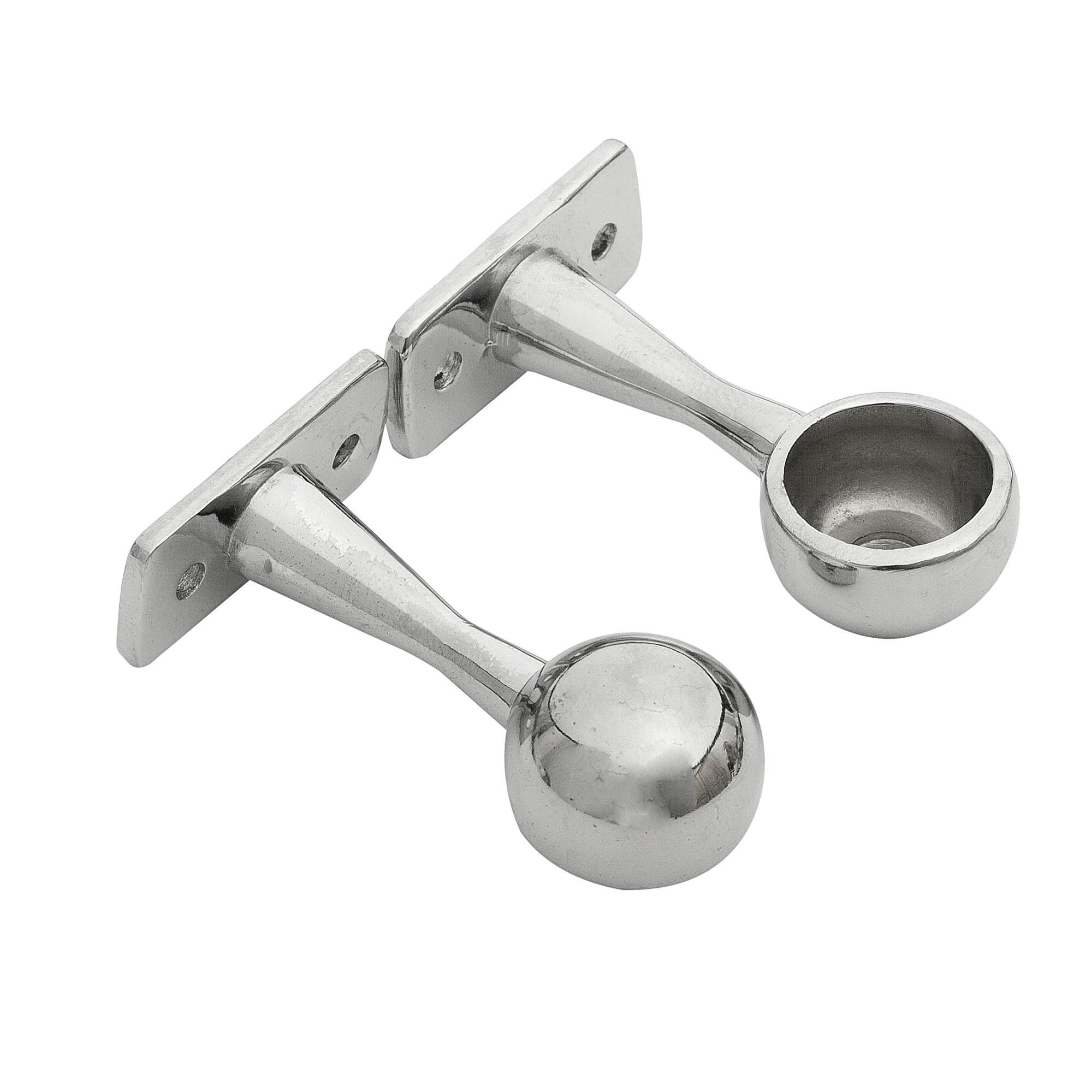 Intensions Gordijnroede O19 Mm Chroom Eindsteun 2 Stuks intensions kopen in de aanbieding