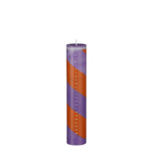 Advent kaars stearine paars H25xd5 cm