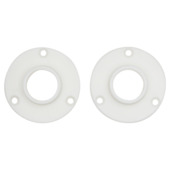 Intensions montagesteun in-de-dag 13mm wit 2 stuks