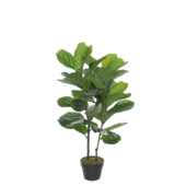 Kunstplant Ficus Lyrata in pot 100 x 60 cm