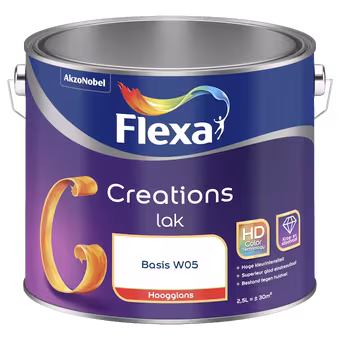 Flexa Creations lak hoogglans 2,5 liter