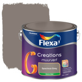 Flexa Creations muurverf extra mat spacious grey 2,5 l