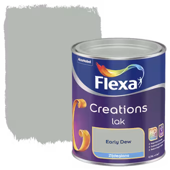 Flexa Creations binnenlak zijdeglans early dew 750 ml