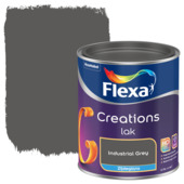 Flexa Creations binnenlak zijdeglans industrial grey 750 ml