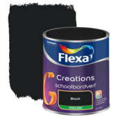 Flexa Creations schoolbordenverf extra mat true black 1 l