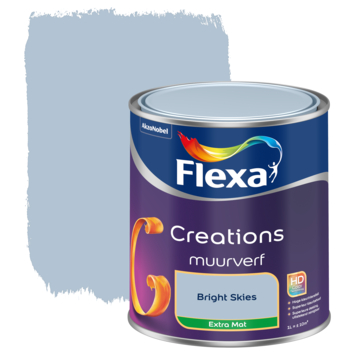 Flexa Creations muurverf extra mat bright skies 1 l