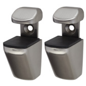 Duraline plankdrager clip mini geborsteld nikkel 2 stuks