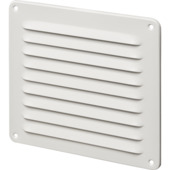 Sanivesk schoepenrooster aluminium 195 x 195 mm mat wit