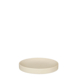 Decoratie bord beige - h2,5xd18cm