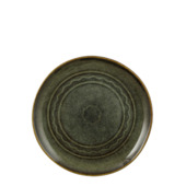 Dinerbord groen keramiek h3xd26,5 cm