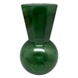 Vaas groen glas transparant 36 cm