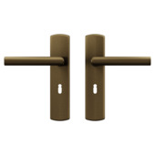 AXA deurkrukset Curve Milan brons blindschild klaviersleutel