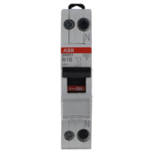 ABB HAF Installatieautomaat 16A 6kA-10kA B-Kar 1 P+N