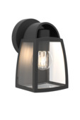 Lutec wandlamp Kelsey zwart