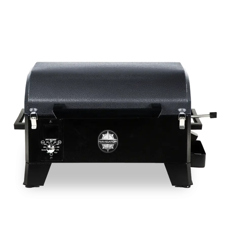 Pit Boss 150 Pellet Grill Navigator Series pellet BBQ metaal zwart 37,8 x 48,5 x 68,4 cm
