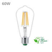 Philips Ultra Efficient LED edison E27 60W 2700K