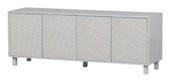 WOOOD dressoir Della grenenhout wolkengrijs