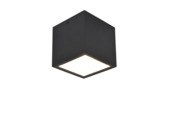 Lutec buitenlamp Gemini 3000K mat zwart