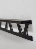 Tegelprofiel recht mat zwart metaal 8 mm 270 cm