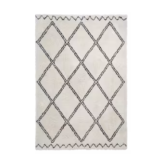 Varamin Vloerkleed Crème/Zwart35 mm 160x230 cm