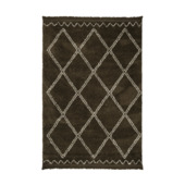 Karwei Varamin Vloerkleed Groenbruin/Crme 35 mm 160x230 cm aanbieding