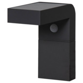 Eglo solar wandlamp Baracconi met bewegingssensor zwart