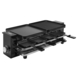 Princess 162925 Raclette Piano Black 8 gourmetstel