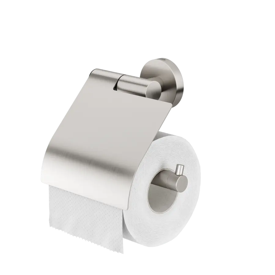 Tiger Boston toiletrolhouder met klep rvs