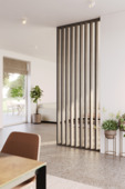 Roomdivider complete set grijs eiken 260x100cm